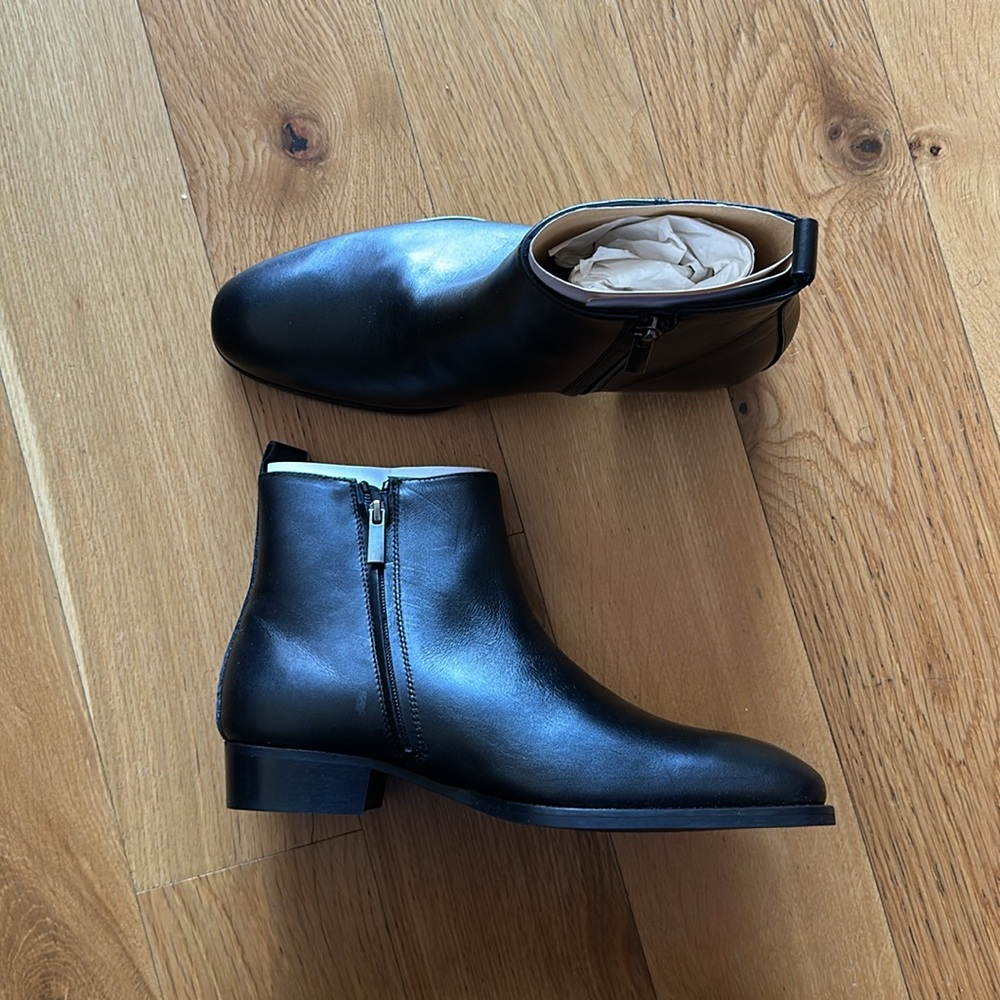 Reiss Men’s Side-Zip Boot - Size 43 (US - 10) - Black